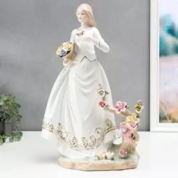 Сувенир керамика под фарфор "Весенние цветы" 45х28,5х14 см