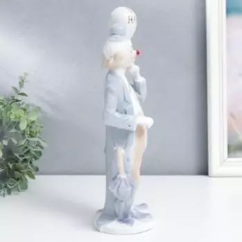 Сувенир керамика "Полный клоун с воздушным шариком" 27х14х6 см