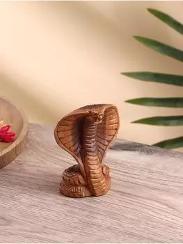 Сувенир "Кобра" дерево суар, 9х4,5х12 см