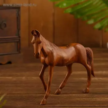 Сувенир "Конь" дерево 20х5х15 см