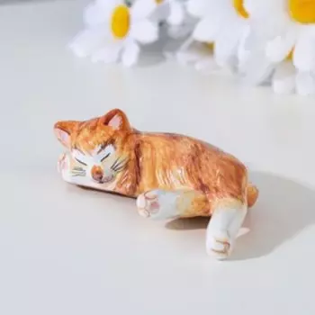 Сувенир "Кошечка Соня", ярославская майолика, h=4 см, микс