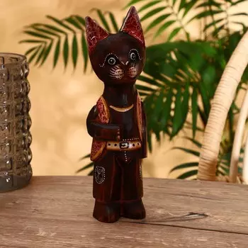 Сувенир "Кошка" албезия 30 см