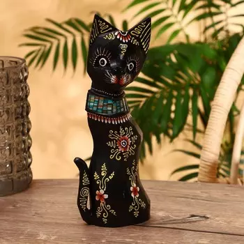 Сувенир "Кошка" албезия 30 см