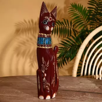 Сувенир "Кошка" албезия 50 см