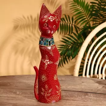 Сувенир "Кошка" албезия 50 см