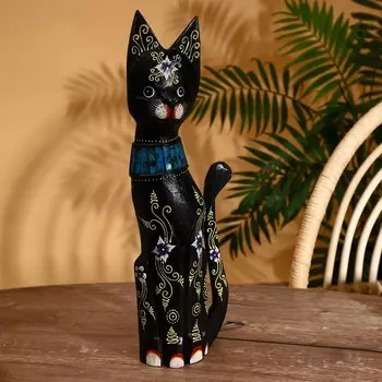 Сувенир "Кошка" албезия 50 см