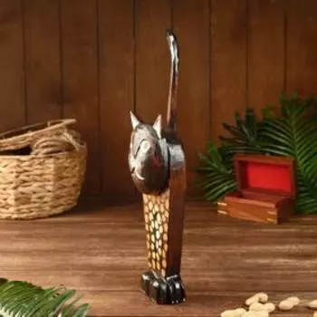 Сувенир "Кошка" дерево 11х7х42 см