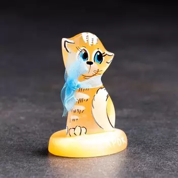 Сувенир "Кот Подарок", селенит, микс