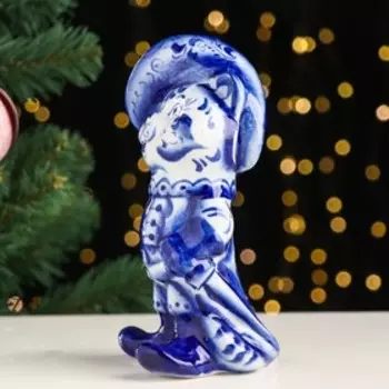 Сувенир «Кот в сапогах», гжель