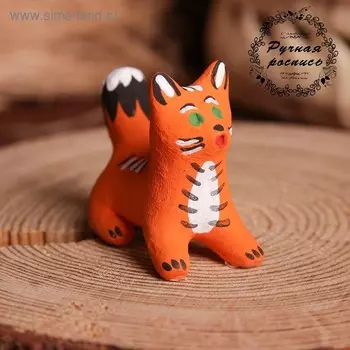 Каргопольская игрушка «Фигурка: Котик», керамика, 3.545.5 см, МИКС