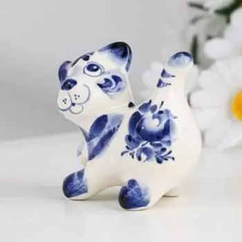Сувенир "Котёнок Гоша", гжель