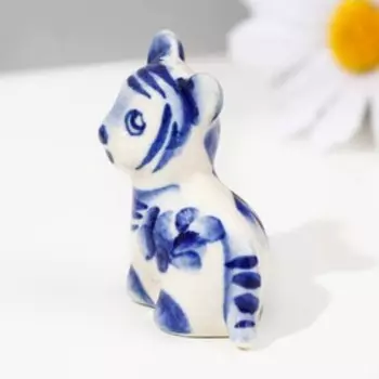 Сувенир "Котёнок Кеша", гжель