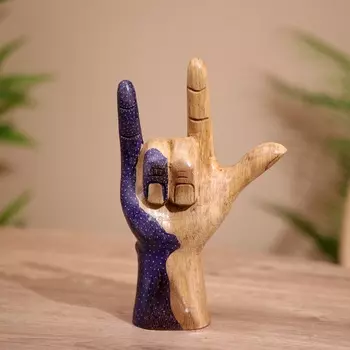 Сувенир «Коза» батик, 15625 см, дерево