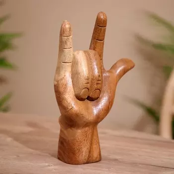 Сувенир «Коза», 15725 см, дерево