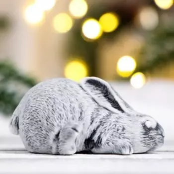 Сувенир "Кролик лежащий" 3,5см