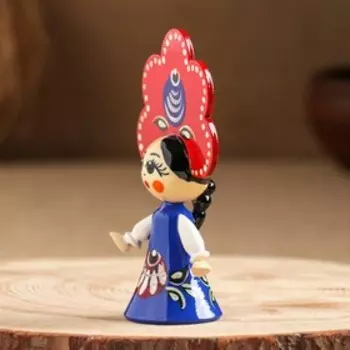 Сувенир «Кукла», городецкая роспись, микс, ручная работа