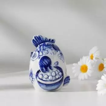 Сувенир "Курочка" авт. Носач , 1 сорт, гжель
