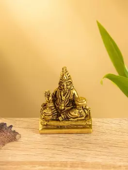 Сувенир "Лакшми" латунь 4,5х2,5х5,5 см