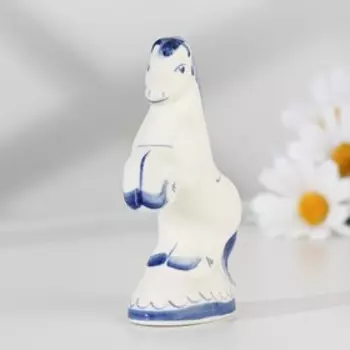 Сувенир "Лошадка", гжель, микс