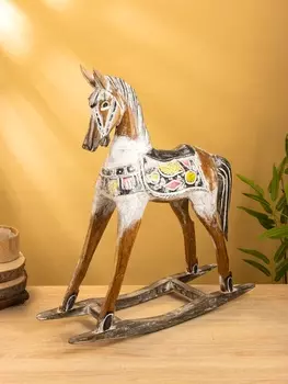 Сувенир "Лошадка-качалка" дерево 50х15х55 см