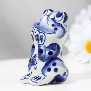 Сувенир «Лягушка мечта», 7 см, гжель