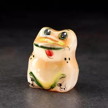 Сувенир "Лягушка пень", селенит