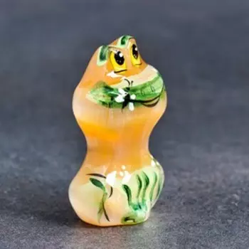 Сувенир "Лягушка стоячая", селенит