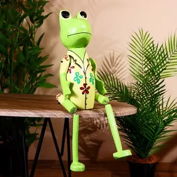 Сувенир «Лягушонок», висячие лапки, 38 см, дерево