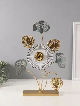 Сувенир металл "Тропический букет" 8,2х30,5х45 см