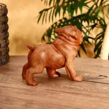 Сувенир "Мопс" суар 20х10х18 см