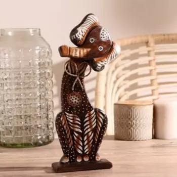 Сувенир на подставке "Слоник" дерево 14х4,5х30 см