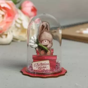 Сувенир настольный «С Праздником Весны», 7.5 х 9.5 см