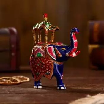 Сувенир "Необычный слон" алюминий 16х5,5х13 см