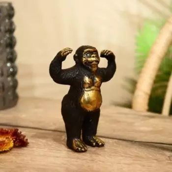 Сувенир "Обезьяна" бронза 15 см