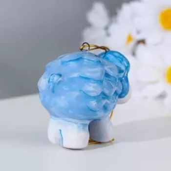 Сувенир "Овечка", ярославская майолика, h=4 см