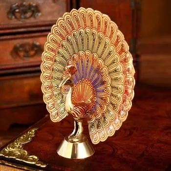 Сувенир «Павлин», 15.5145 см, латунь