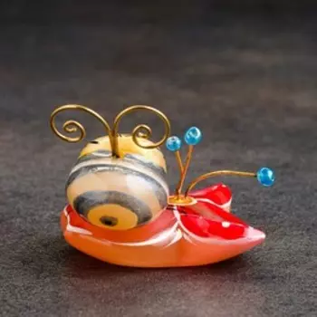 Сувенир "Пчёлка на цветочке", селенит