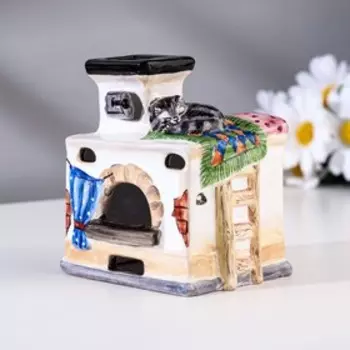 Сувенир "Печка", ярославская майолика, h=9 см