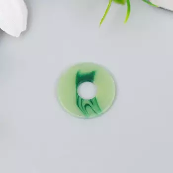 Сувенир пластик "Монета " имитация нефрита d=1,5 см