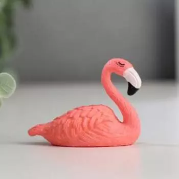 Сувенир пластик "Розовый фламинго" МИКС 3,7х4,7х2,1 см
