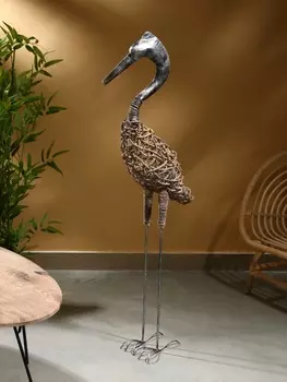 Сувенир плетёный «Цапля», 3016125 см