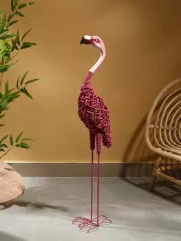 Сувенир плетёный «Фламинго», 2713100 см