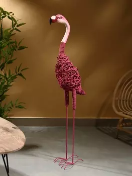 Сувенир плетёный «Фламинго», 3016125 см