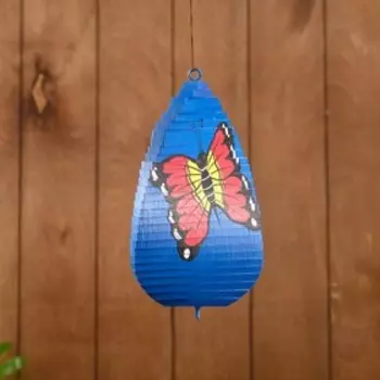Сувенир подвесной "Бабочки" дерево 12х13х15 см