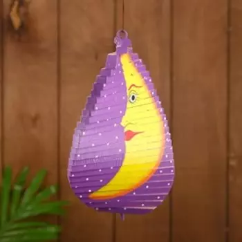 Сувенир подвесной "Месяц" дерево 12х13х15 см