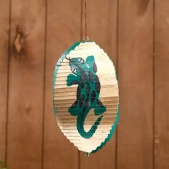 Сувенир подвесной "Ящерица" дерево 12х13х15 см