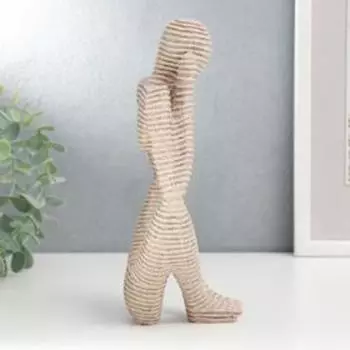 Сувенир полистоун "Абстракция - ничего не слышу" песочный рельефный 24х12 см