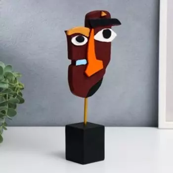 Сувенир полистоун "Абстракция. Портрет мужской" 25х5х11 см