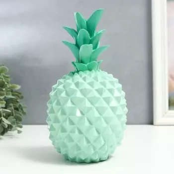 Сувенир полистоун "Ананас мята" матовый 24х14х14 см