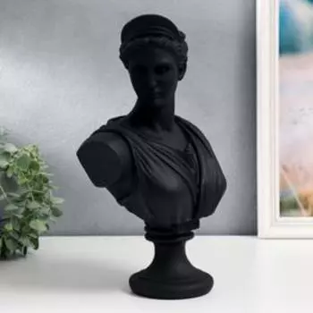 Сувенир полистоун "Артемида" чёрная 35х23 см